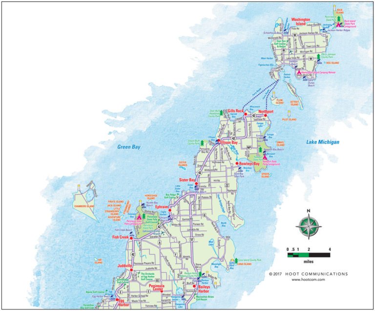 maps-door-county-today