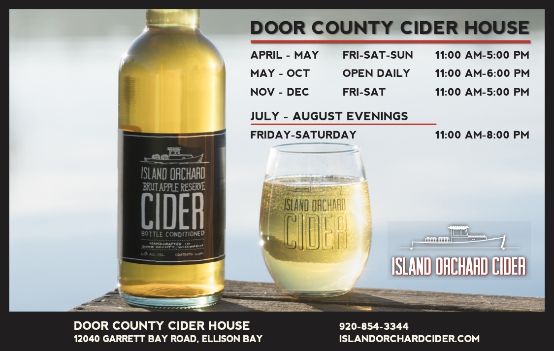 Island Orchard Cider Door County Today