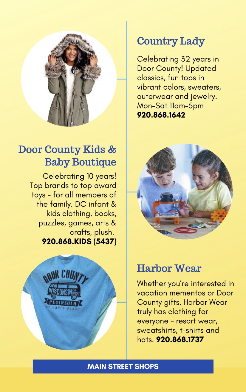 Main Street Shops Door County Today